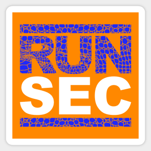 Run SEC Florida - On Orange Sticker